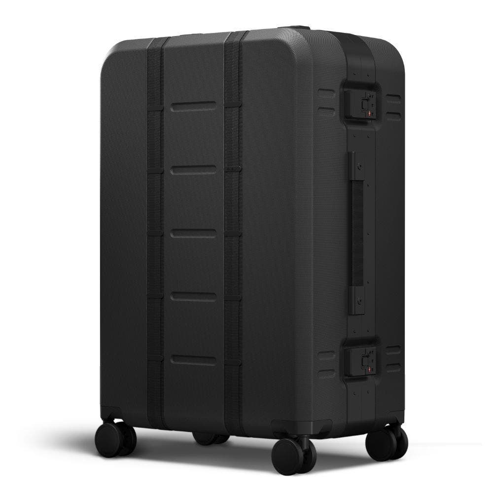 D_b_ Ramverk Pro Hardside 28 Inch Checked Luggage Spinner with Buckle Closure, Main, color, Black Out