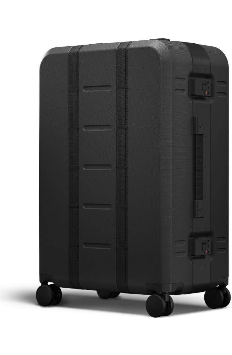 D_b_ Ramverk Pro Hardside 28 Inch Checked Luggage Spinner with Buckle Closure, Main, color, Black Out