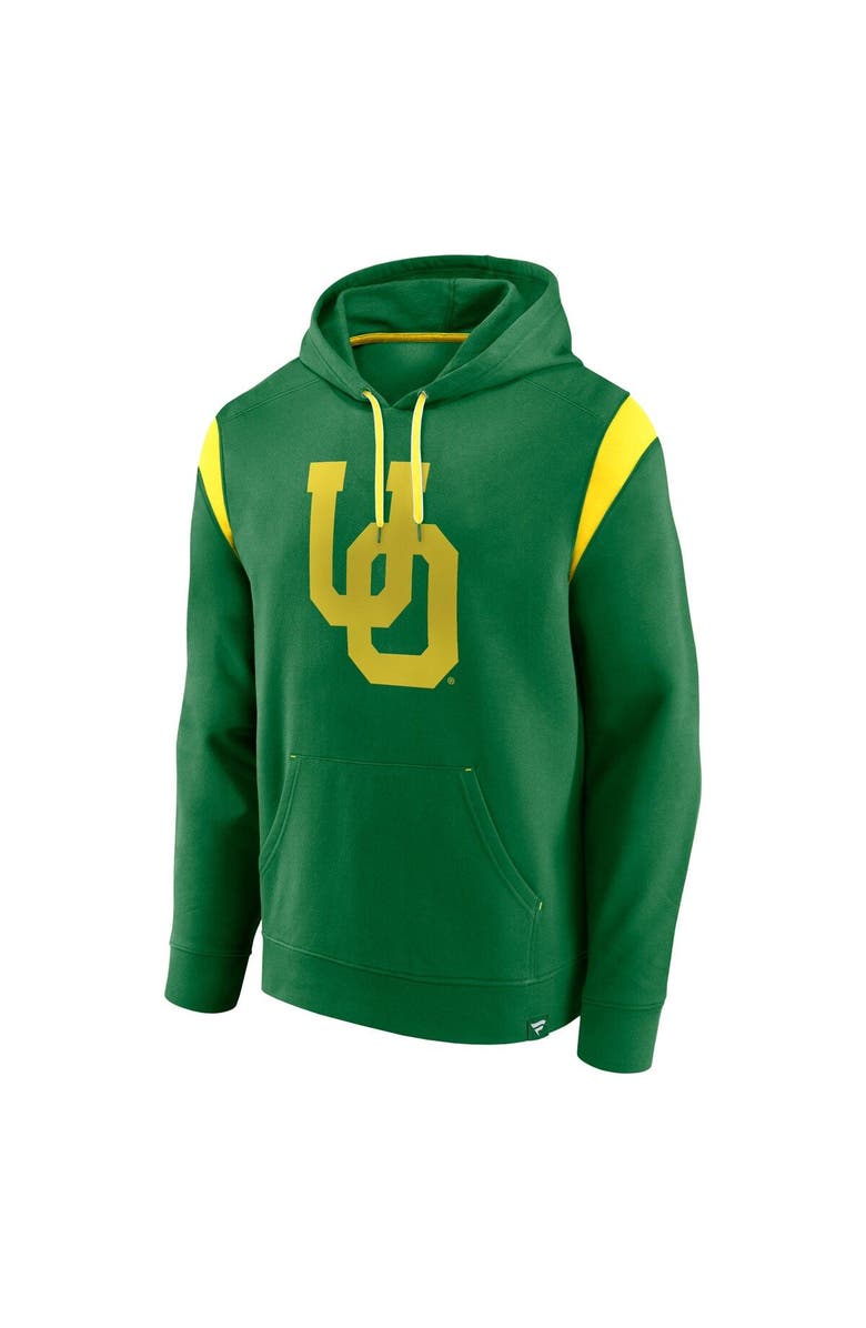 FANATICS Men's Fanatics Branded Green Oregon Ducks Gym Rat Pullover Hoodie, Alternate, color, Green