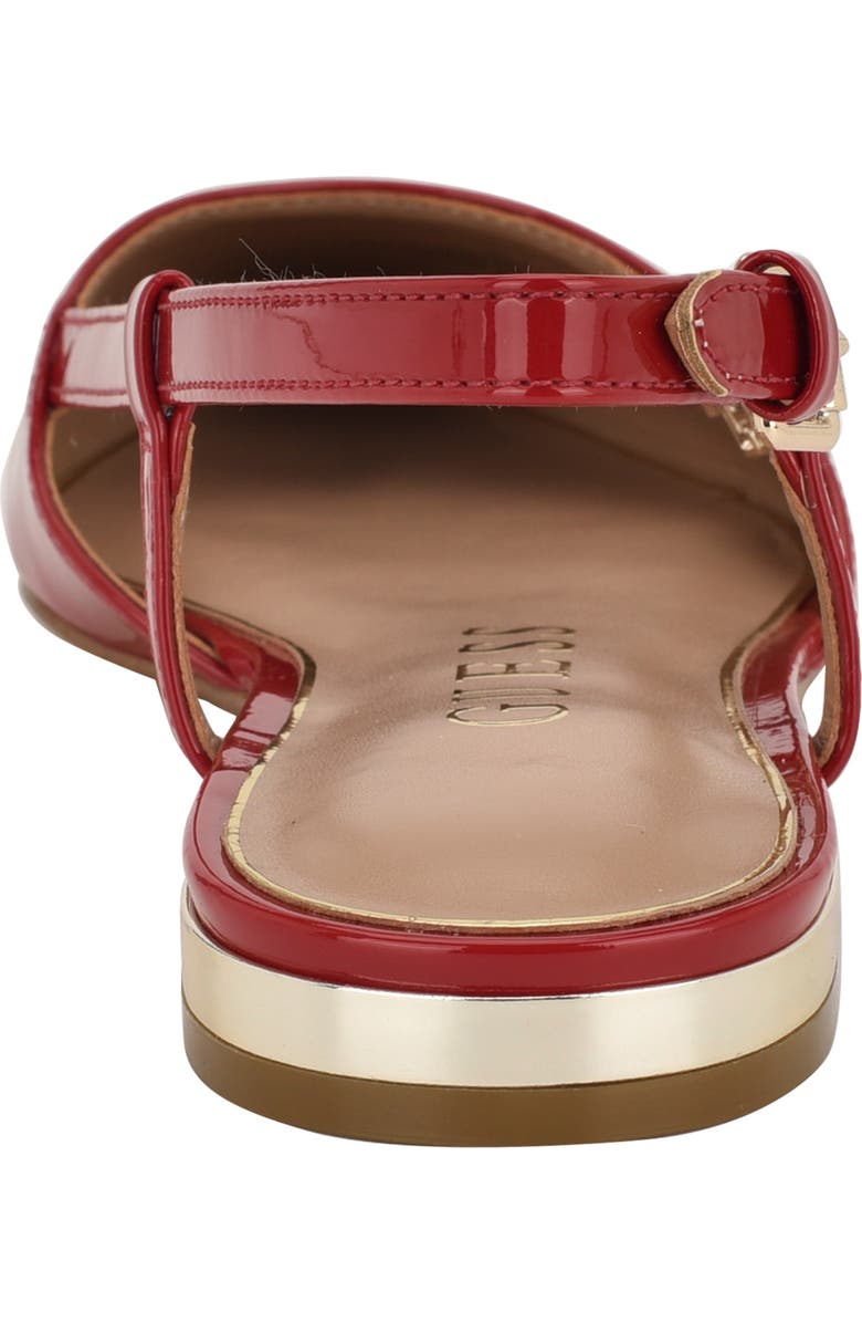 GUESS Franie Pointed Toe Slingback Flat, Alternate, color,