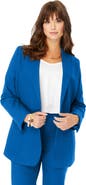 Roaman's Plus Size Bendover Blazer