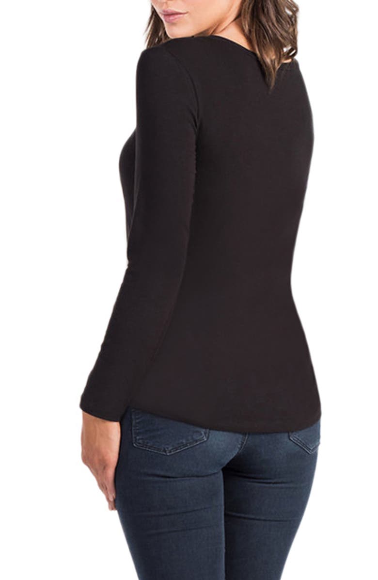 Savi Mom Avery Scoop Neck Maternity/Nursing Tee, Alternate, color,