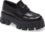 Prada Monolith Lug Sole Loafer