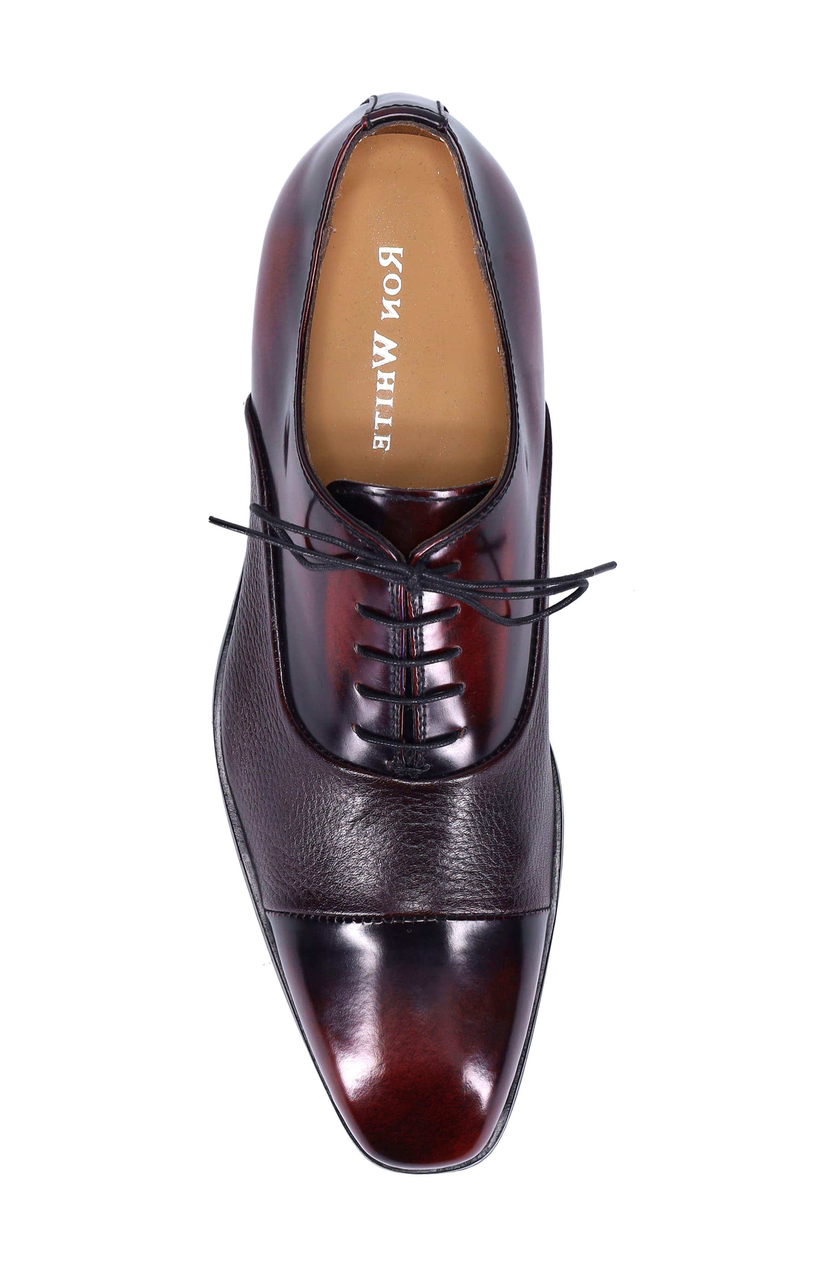 Edman Weatherproof Cap Toe Oxford, Alternate, color, MERLOT