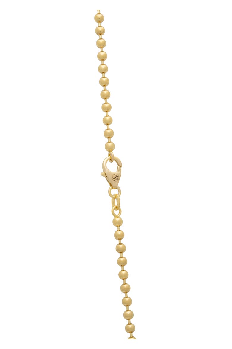 Ball Chain Necklace, Alternate, color, YELLOW GOLD
