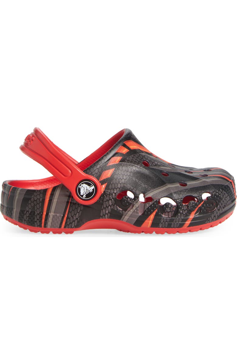 CROCS Kids' Baya Print Clog, Alternate, color, Flame