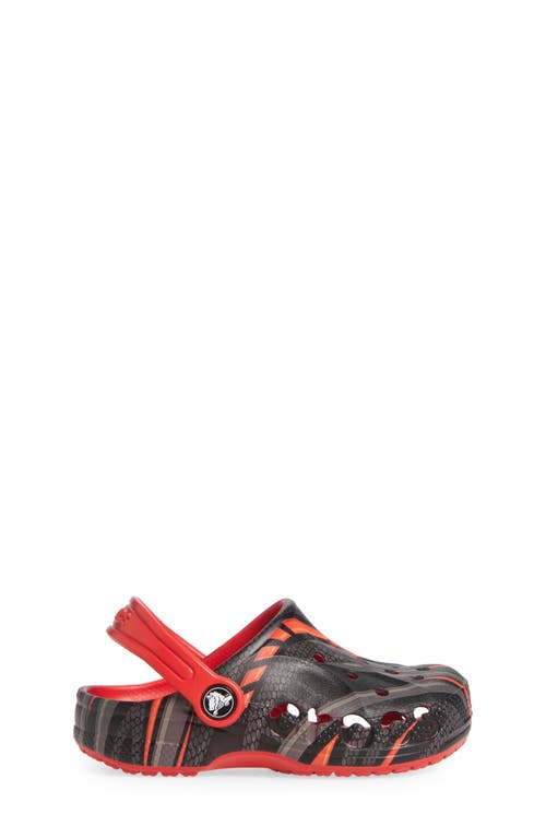 Crocs Kids' Baya Print Clog In Flame