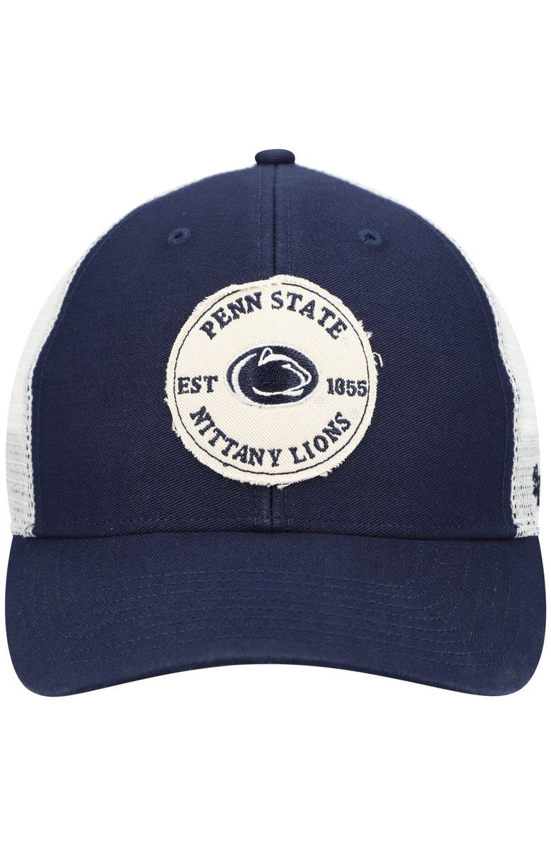 '47 Men's '47 Navy Penn State Nittany Lions Howell MVP Trucker Snapback Hat, Alternate, color, 
