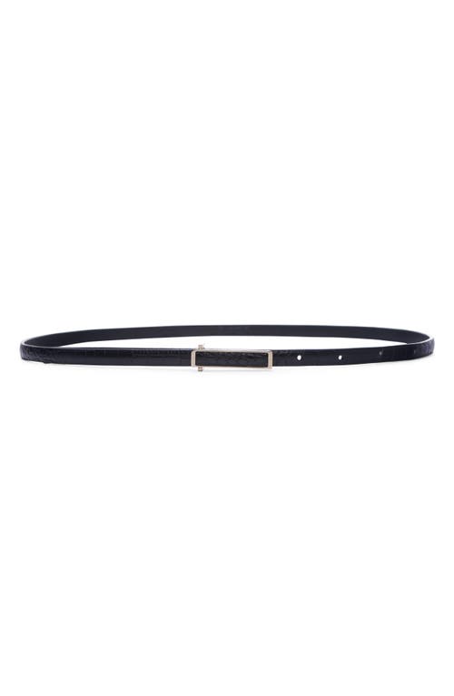 TOM FORD Croc Embossed Leather Belt in Black at Nordstrom, Size 80