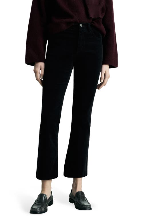 Mango Sienna Crop Flare Corduroy Jeans