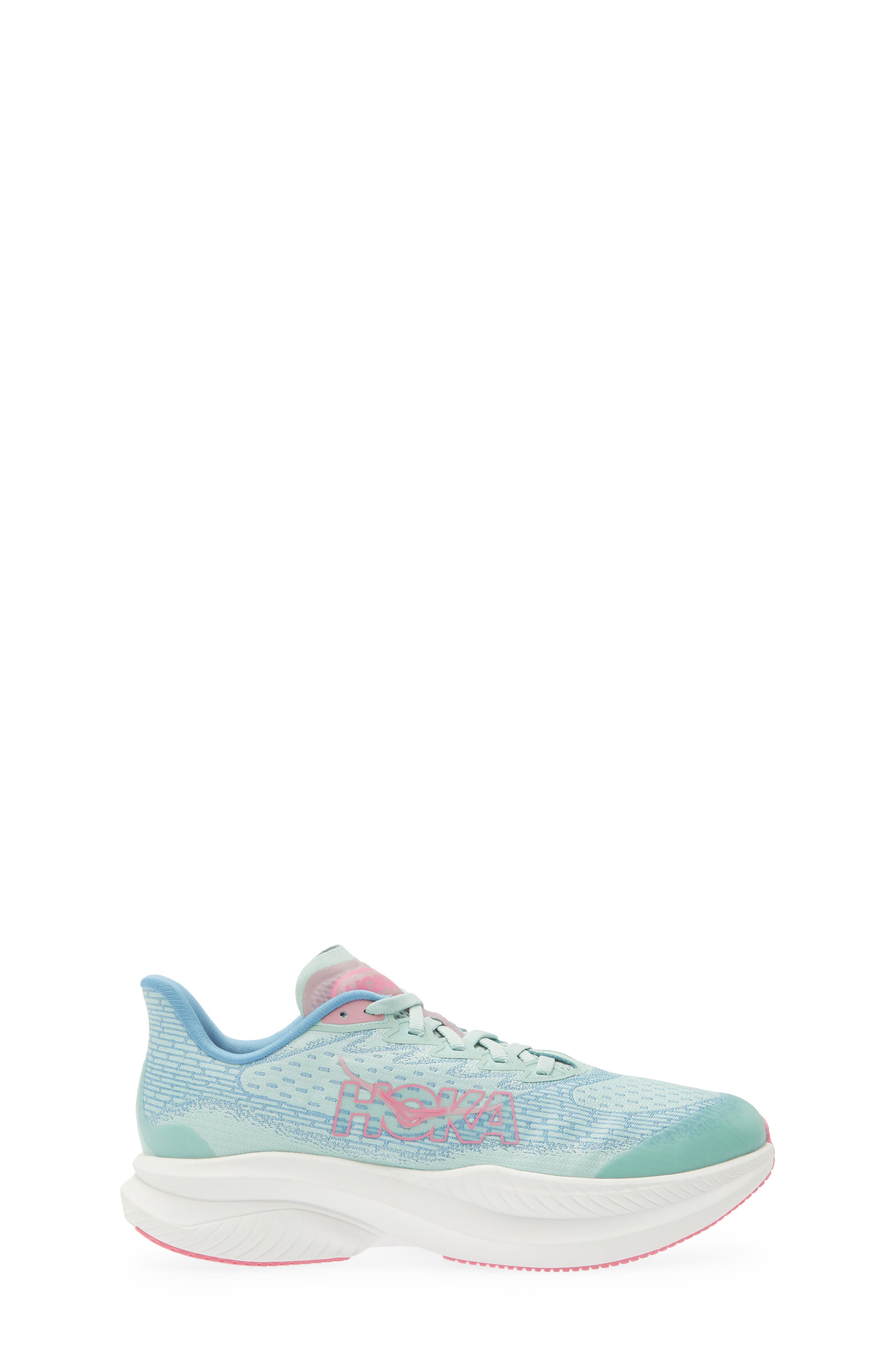 Kids' Mach 6 Running Shoe, Alternate, color, JADEITE / ALPINE BLUE