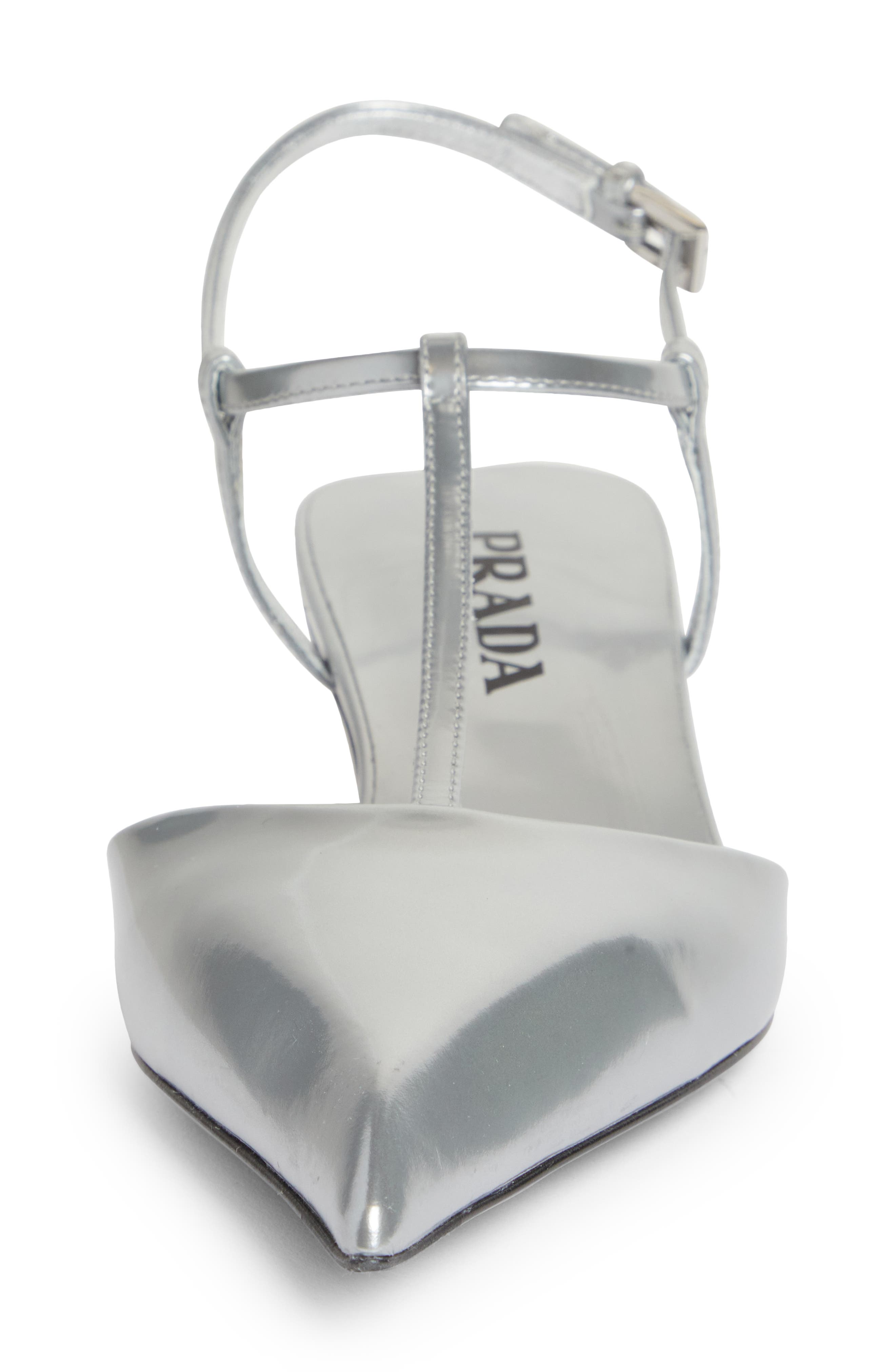 Prada Modellerie Pointed Toe Kitten Heel Pump, Alternate, color, 