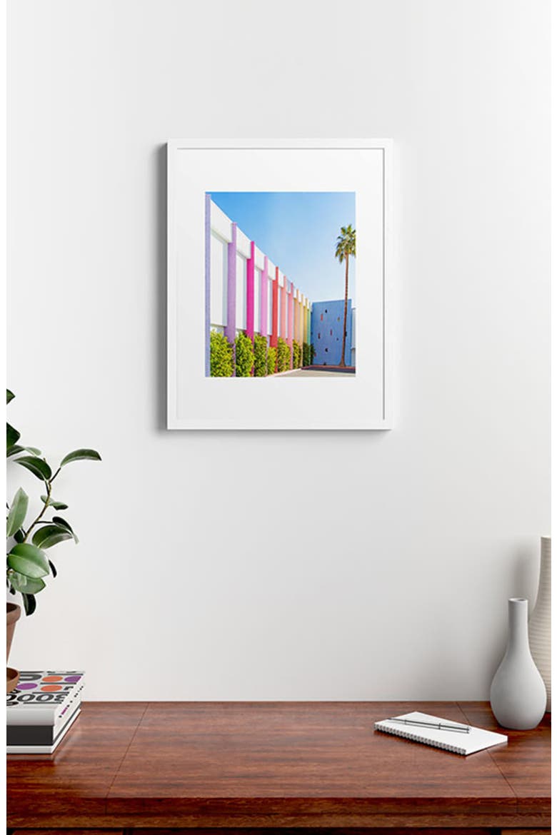 Hue Framed Art Print, Alternate, color, BLUE