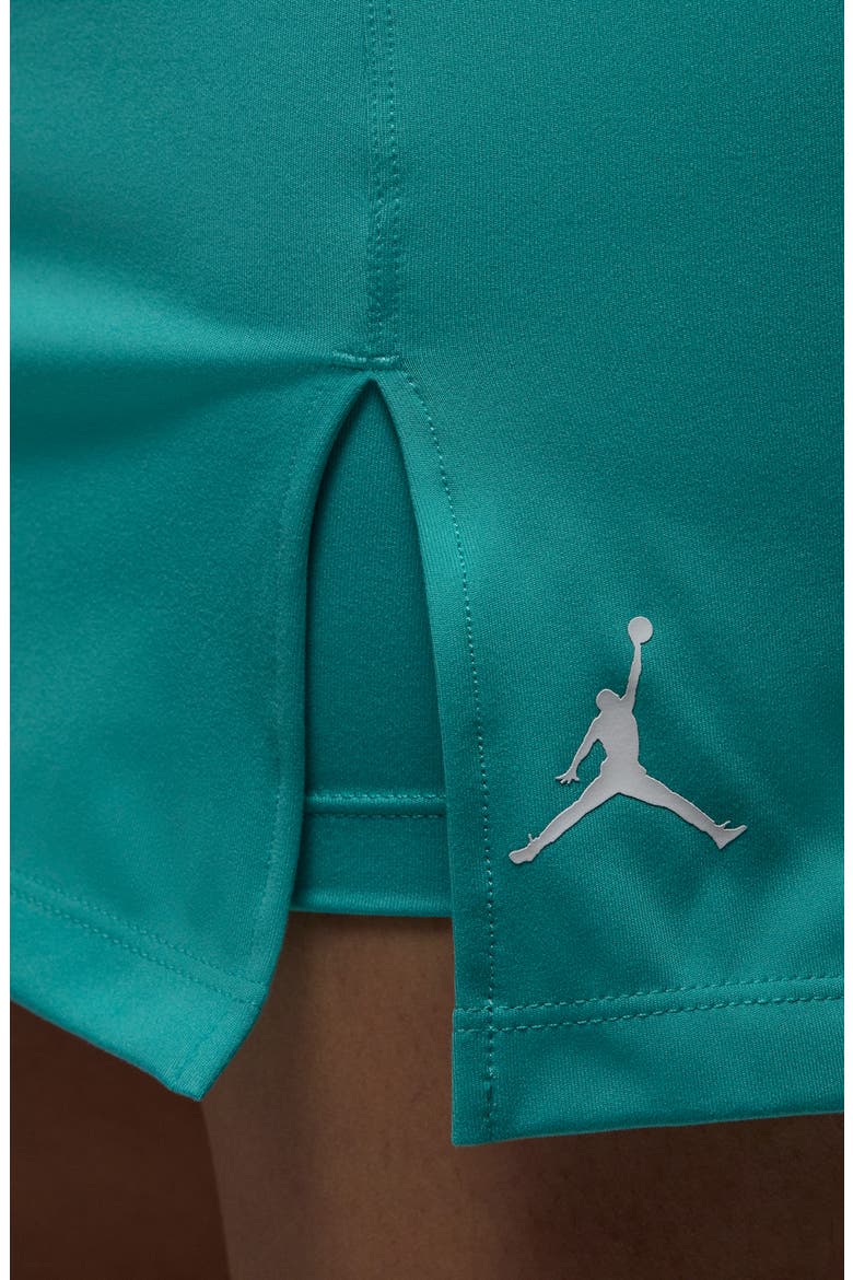Jumpman Knit Skort, Alternate, color, WASHED TEAL/ WHITE