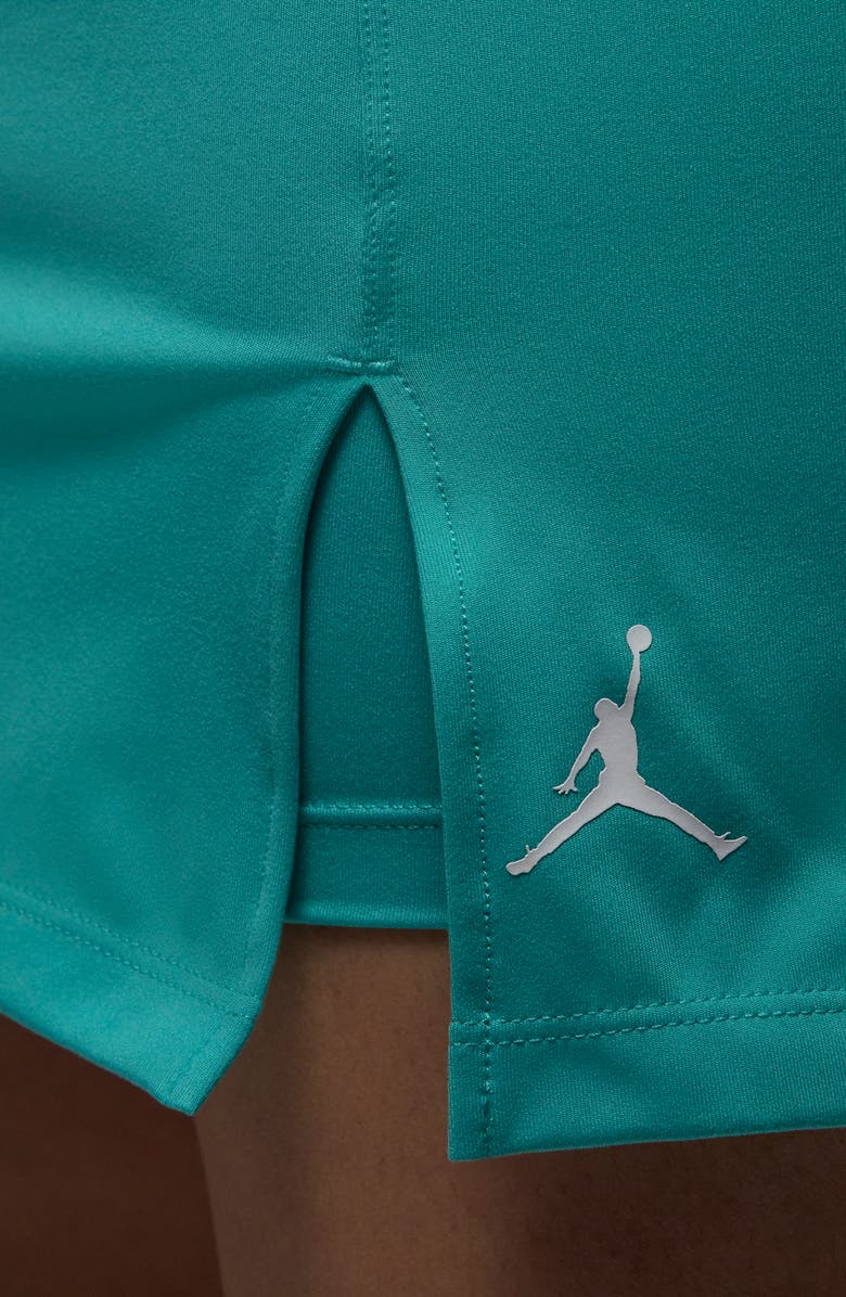 Jordan Jumpman Knit Skort, Alternate, color, Washed Teal/ White