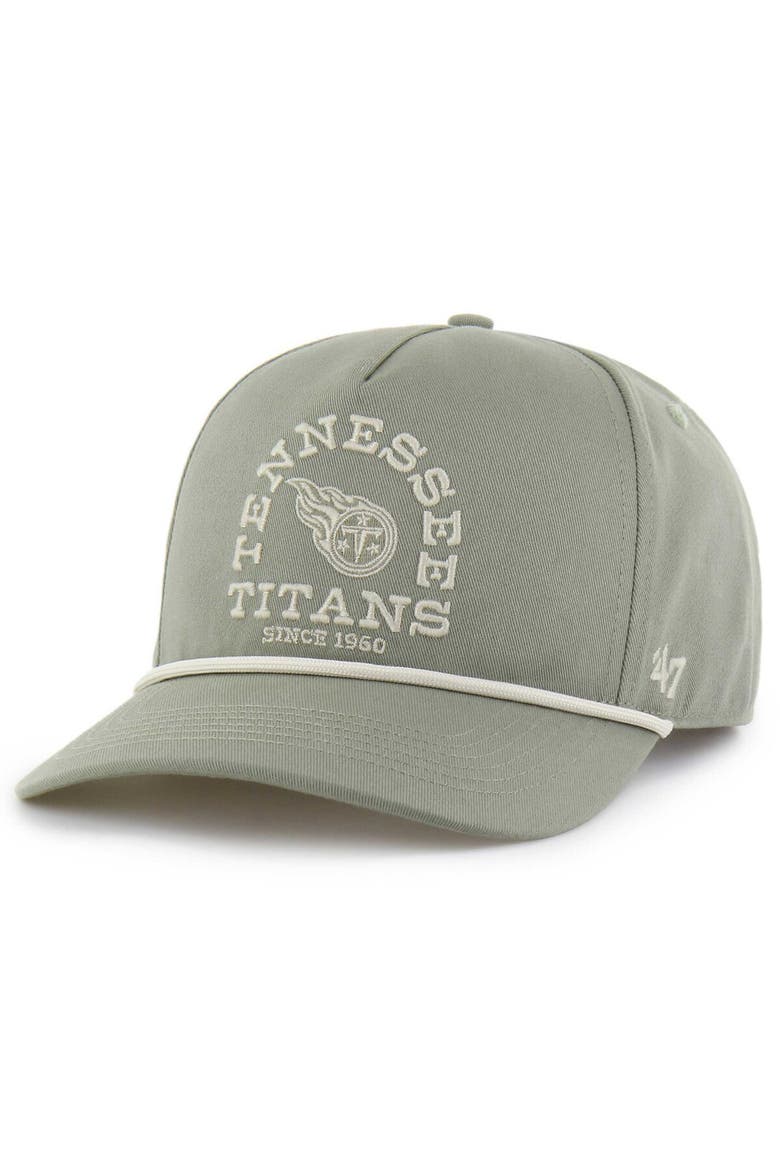 Men's '47  Green Tennessee Titans Canyon Ranchero Hitch Adjustable Hat, Main, color, Green