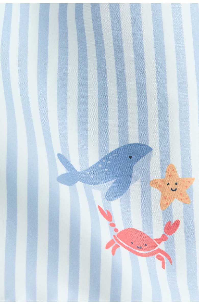 H&M Patterned Swim Shorts, Alternate, color, 