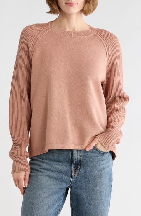Ribbed Cotton Pullover