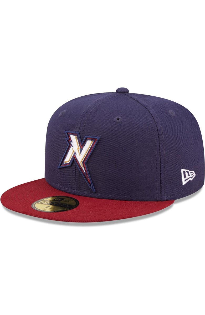New Era Men's New Era Navy Northwest Arkansas Naturals Authentic Collection 59FIFTY Fitted Hat, Main, color, 