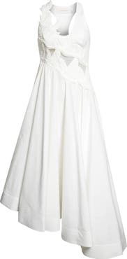 Zimmermann Luna Appliqué Midi Dress