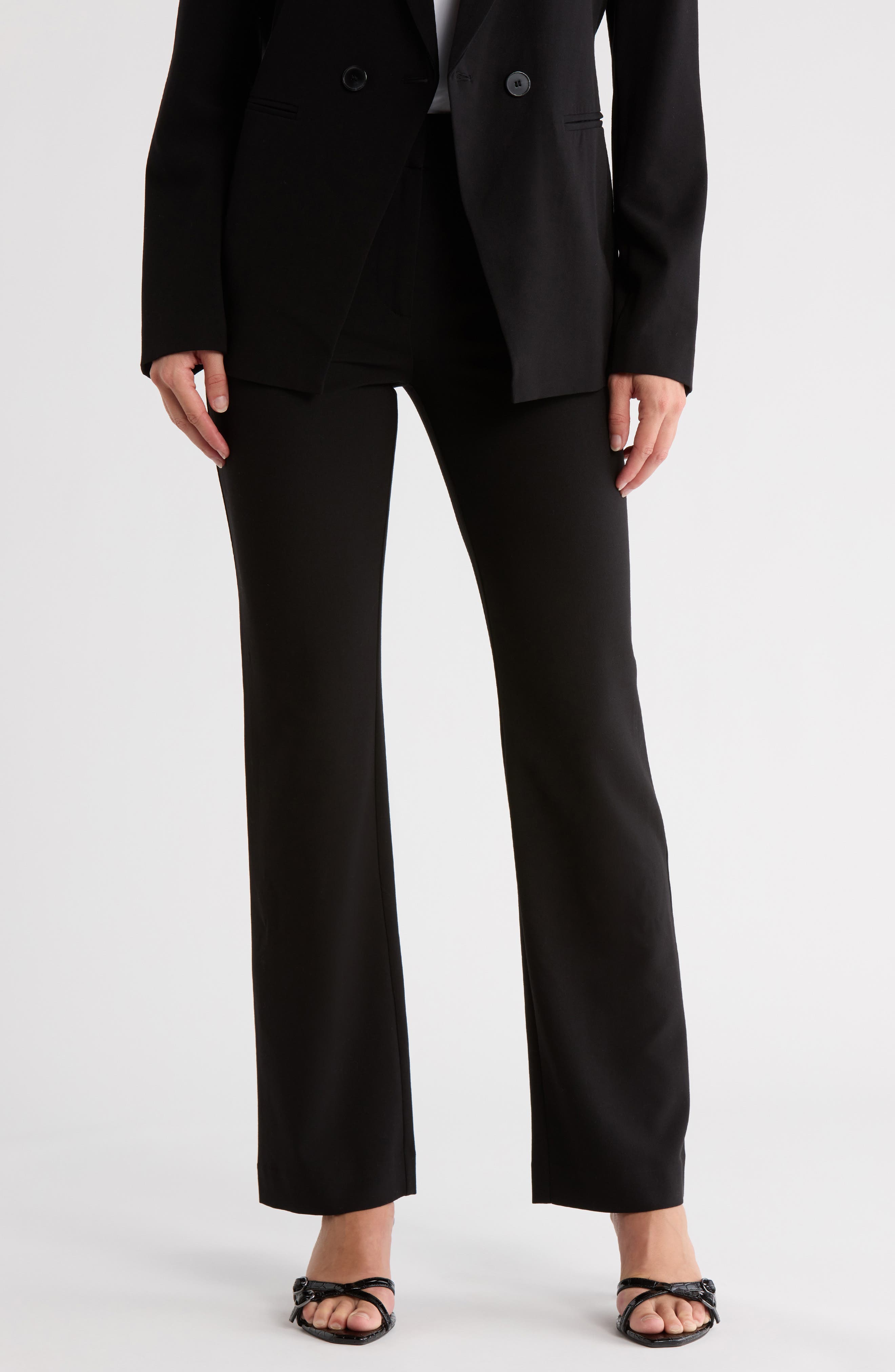 Leith Fitted Straight Leg Pants