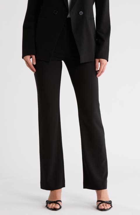 Fitted Straight Leg Pants