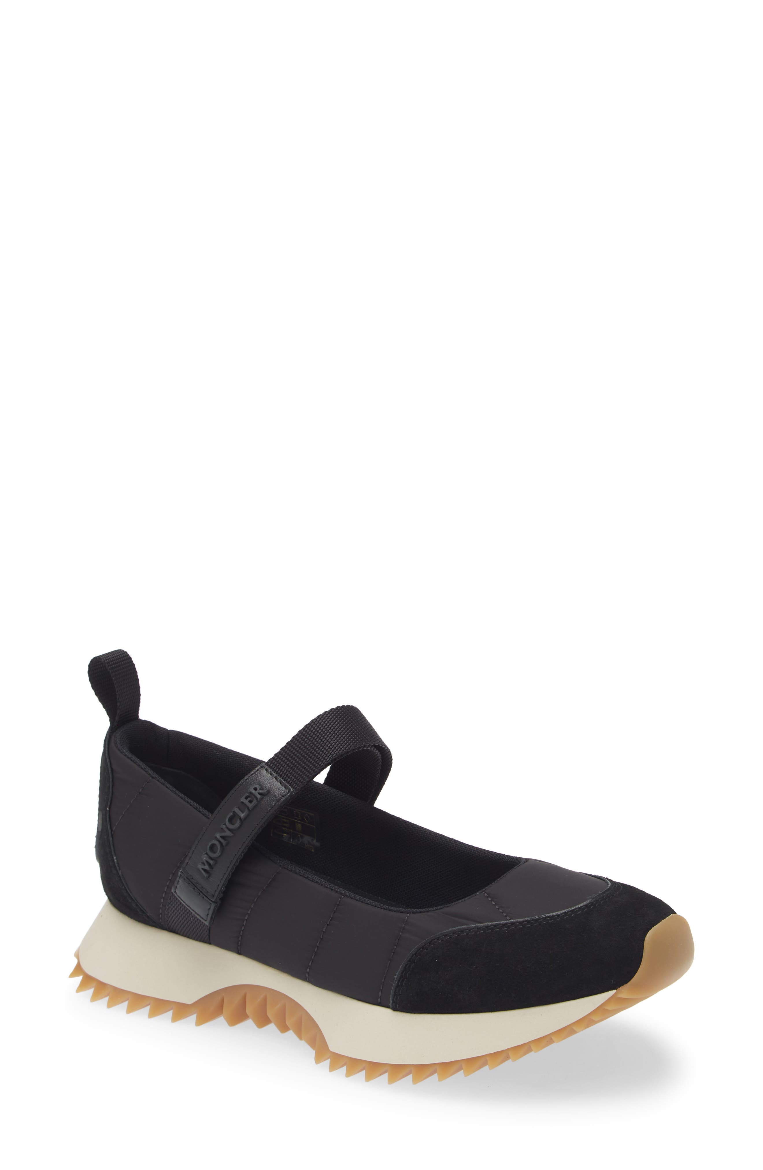 Moncler Pacey Ballet Mary Jane Sneaker, Main, color, Black