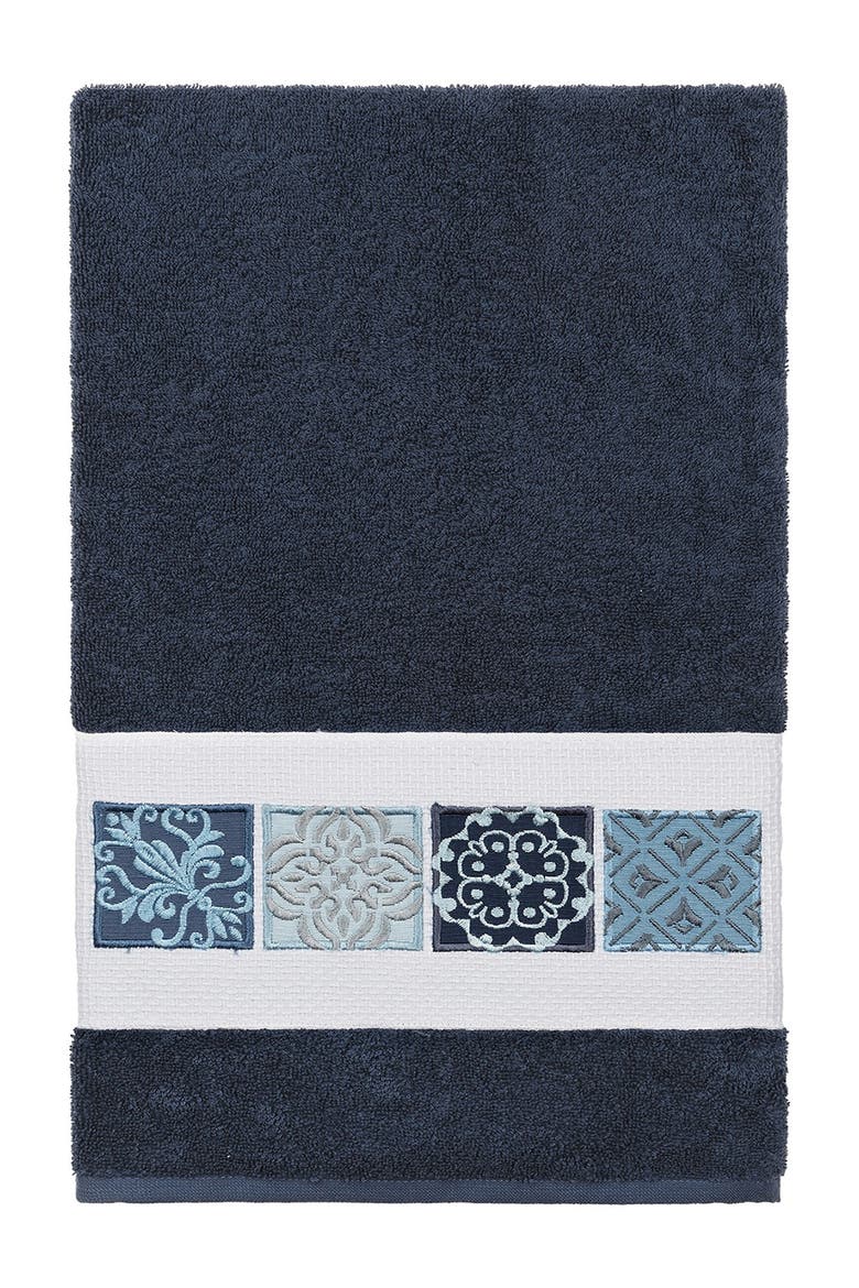 Vivian 3-Piece Embellished Towel - Midnight Blue, Alternate, color, MIDNIGHT BLUE
