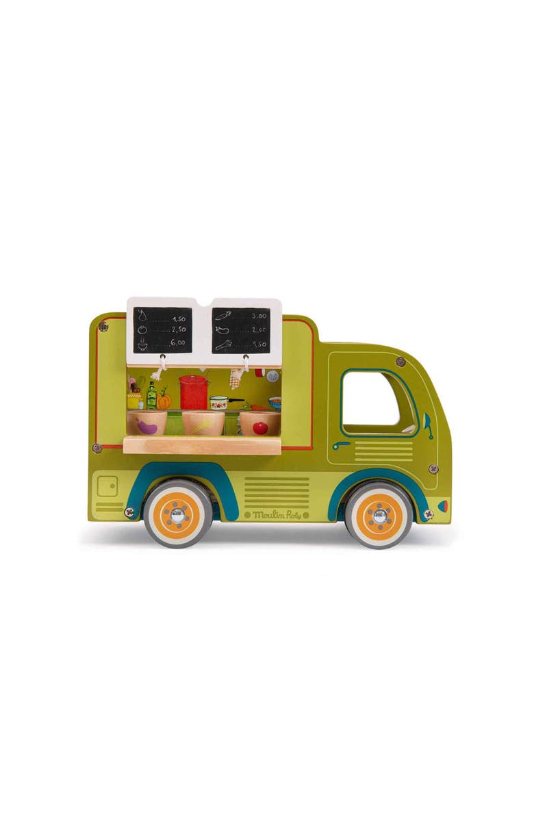 Moulin Roty Food truck The Big Family, Alternate, color, Green
