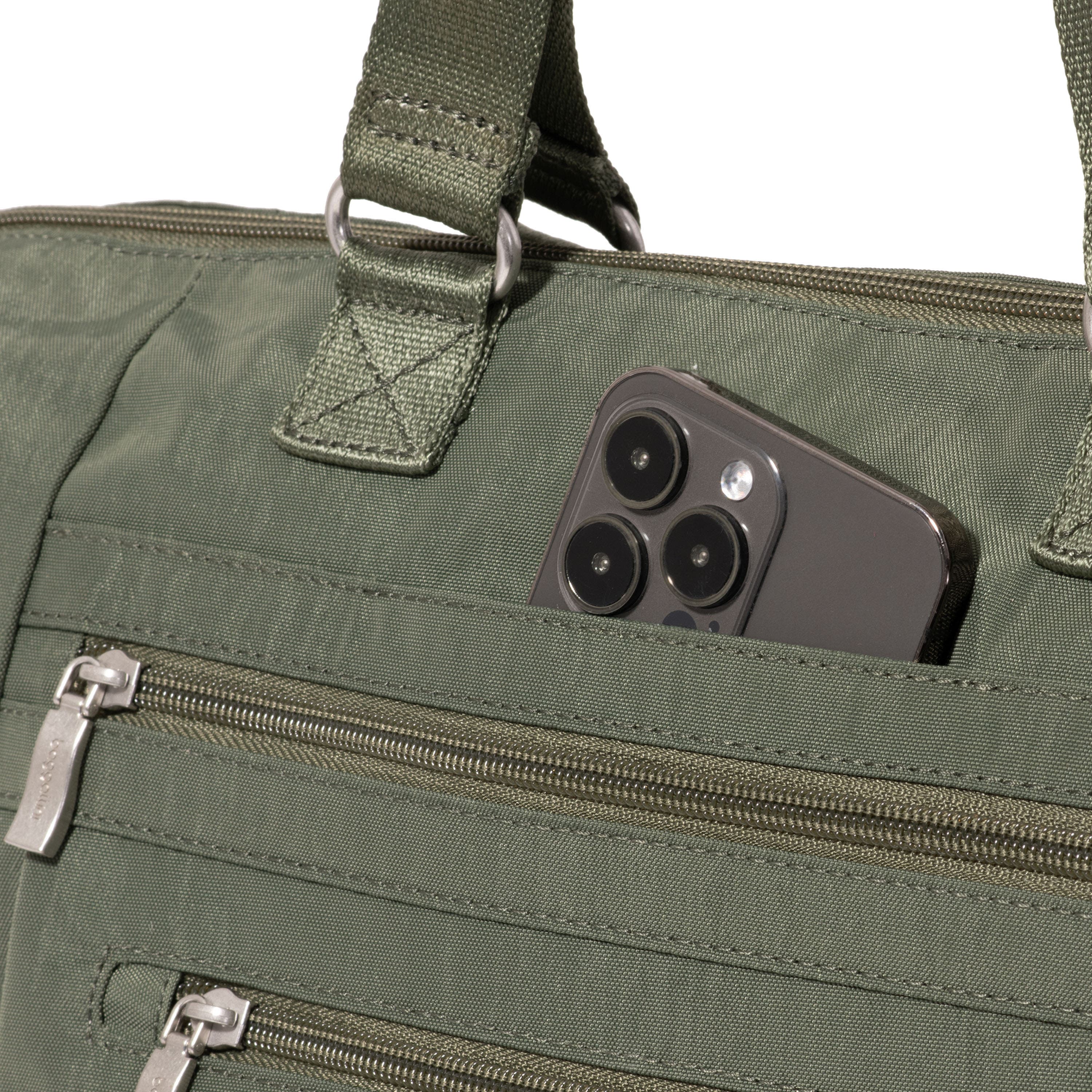 BAGGALLINI Trifecta Convertible Backpack with RFID Wristlet, Alternate, color, Thyme