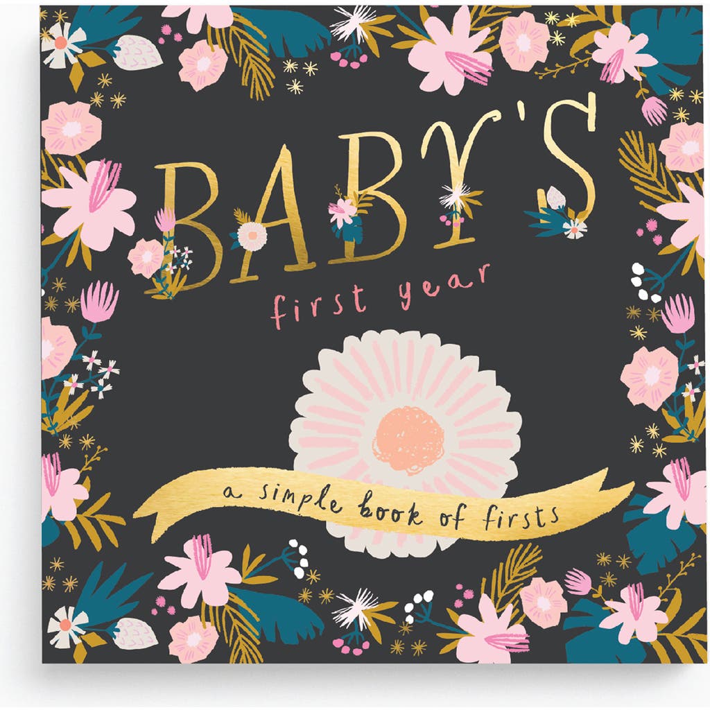 Lucy Darling Special Edition: Golden Blossom Baby's First Year Memory Book in Gold/Black  product
