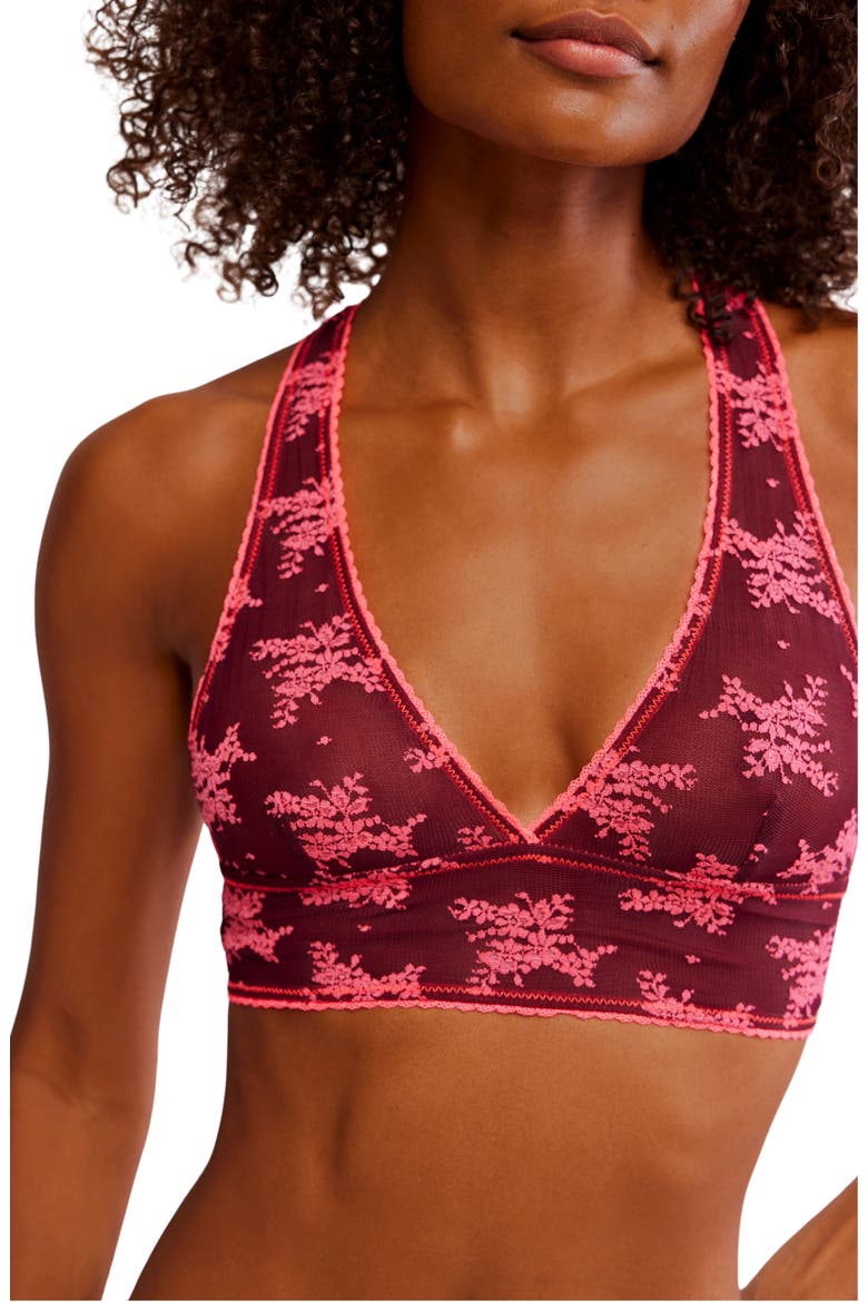 Intimately FP Talk About It Racerback Bralette, Alternate, color, ZINFADEL COMBO