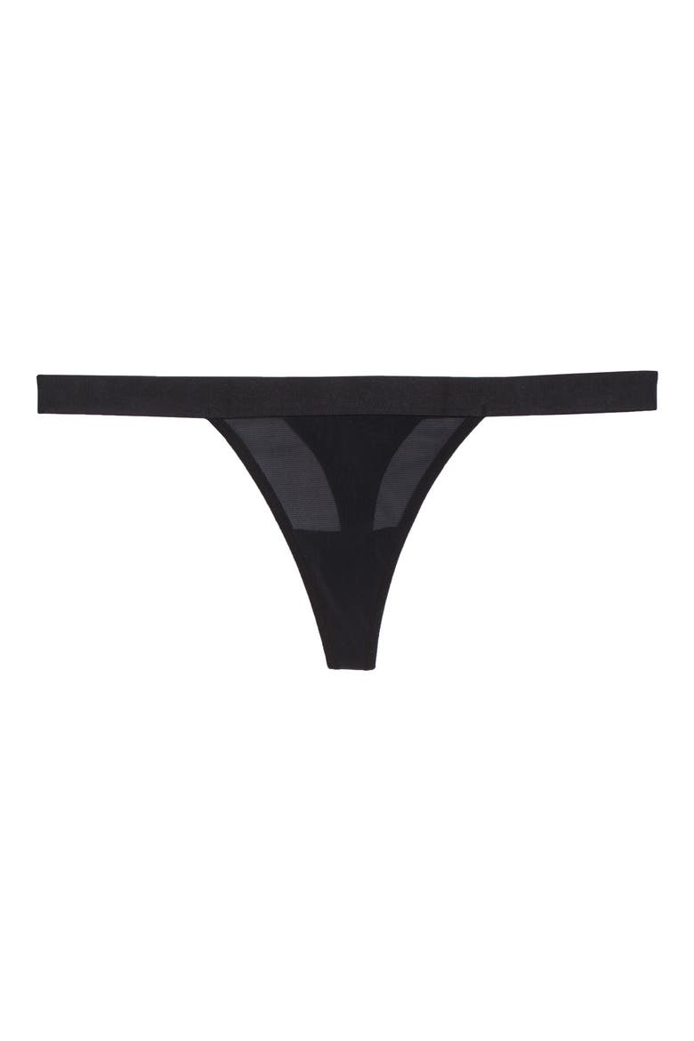 Sieve Thong, Alternate, color, BLACK