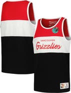 Mitchell & Ness Youth Mitchell & Ness Red Vancouver Grizzlies Hardwood Classics Special Script Tank Top