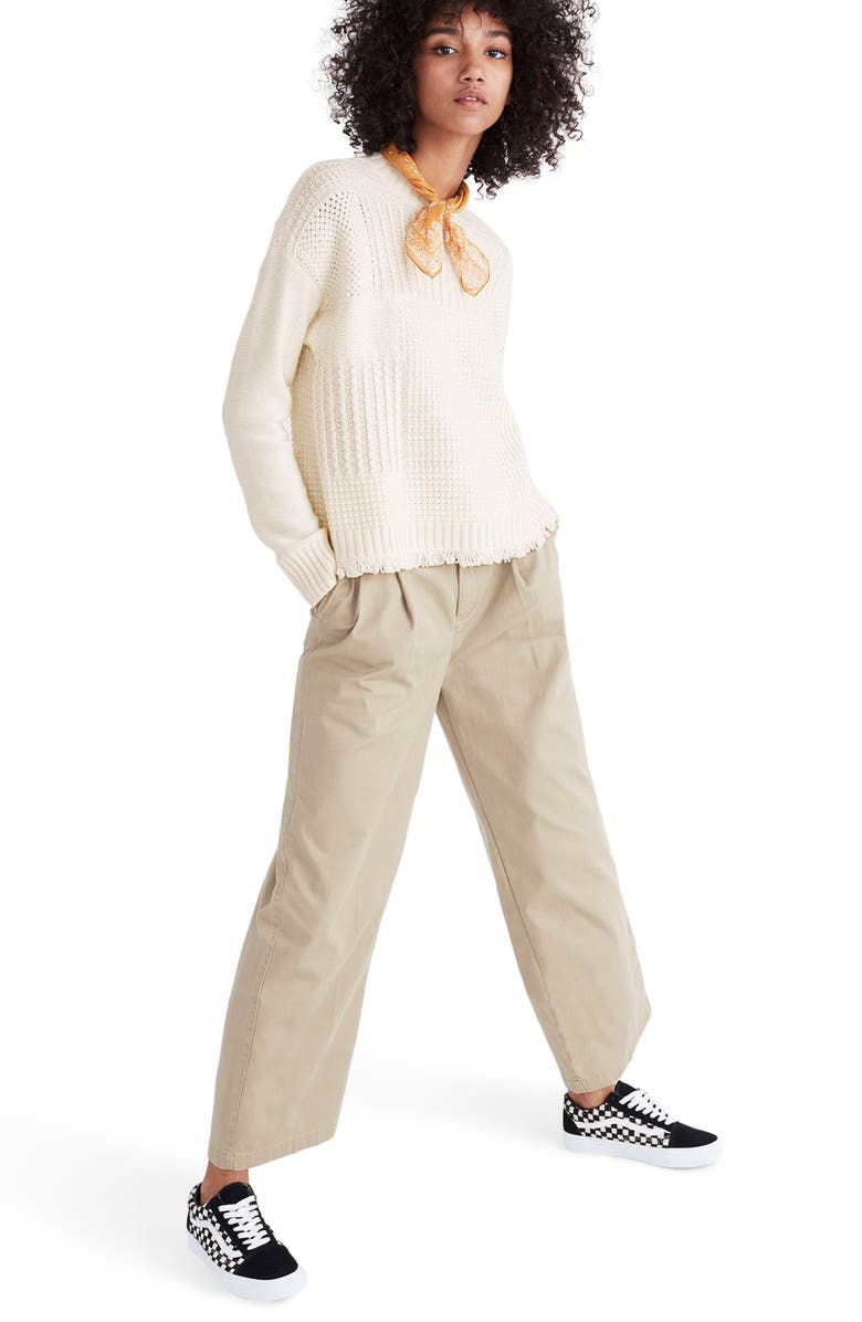 Madewell Stitchmix Pullover, Alternate, color, 