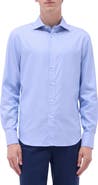 Bugatchi Axel Shaped Fit Jacquard Button-Up Shirt