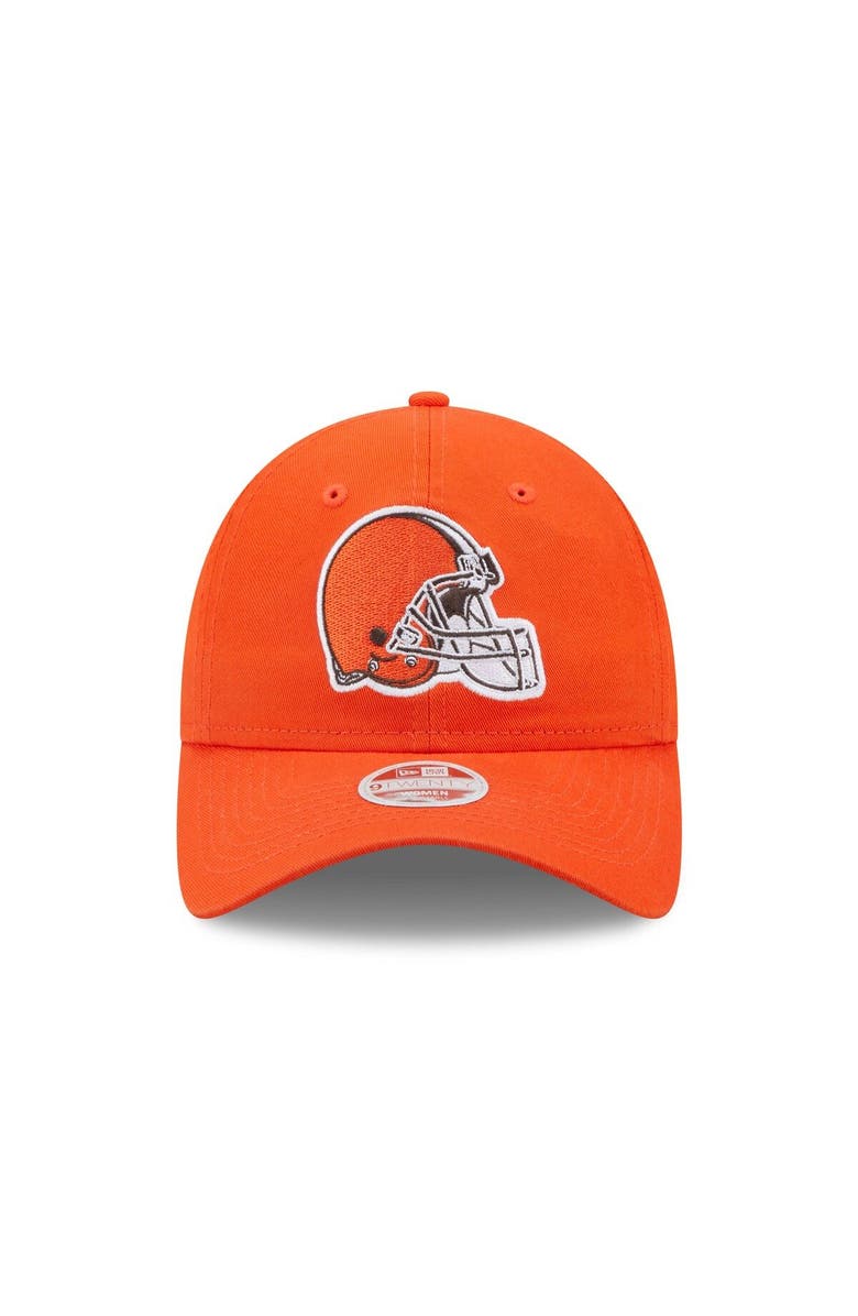 New Era Women's New Era Orange Cleveland Browns Core Classic 2.0 9TWENTY Adjustable Hat, Alternate, color, Orange