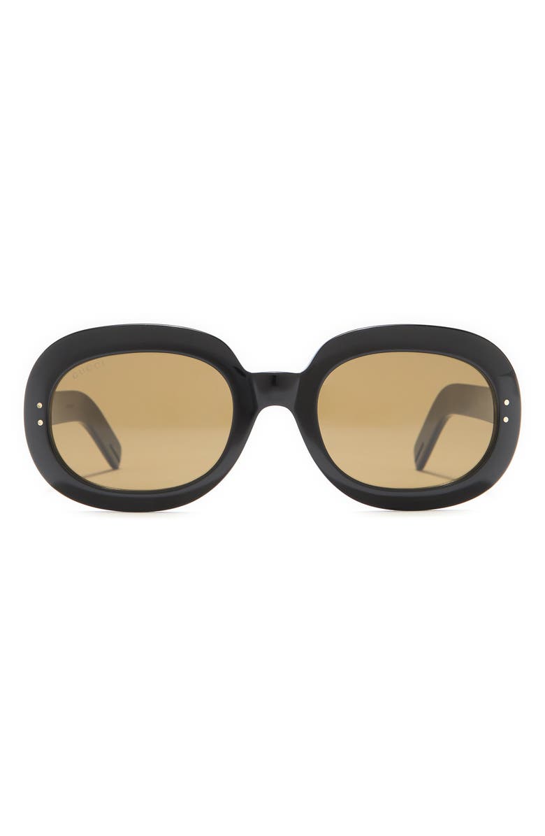 Gucci 56mm Oval Frame Sunglasses, Main, color,