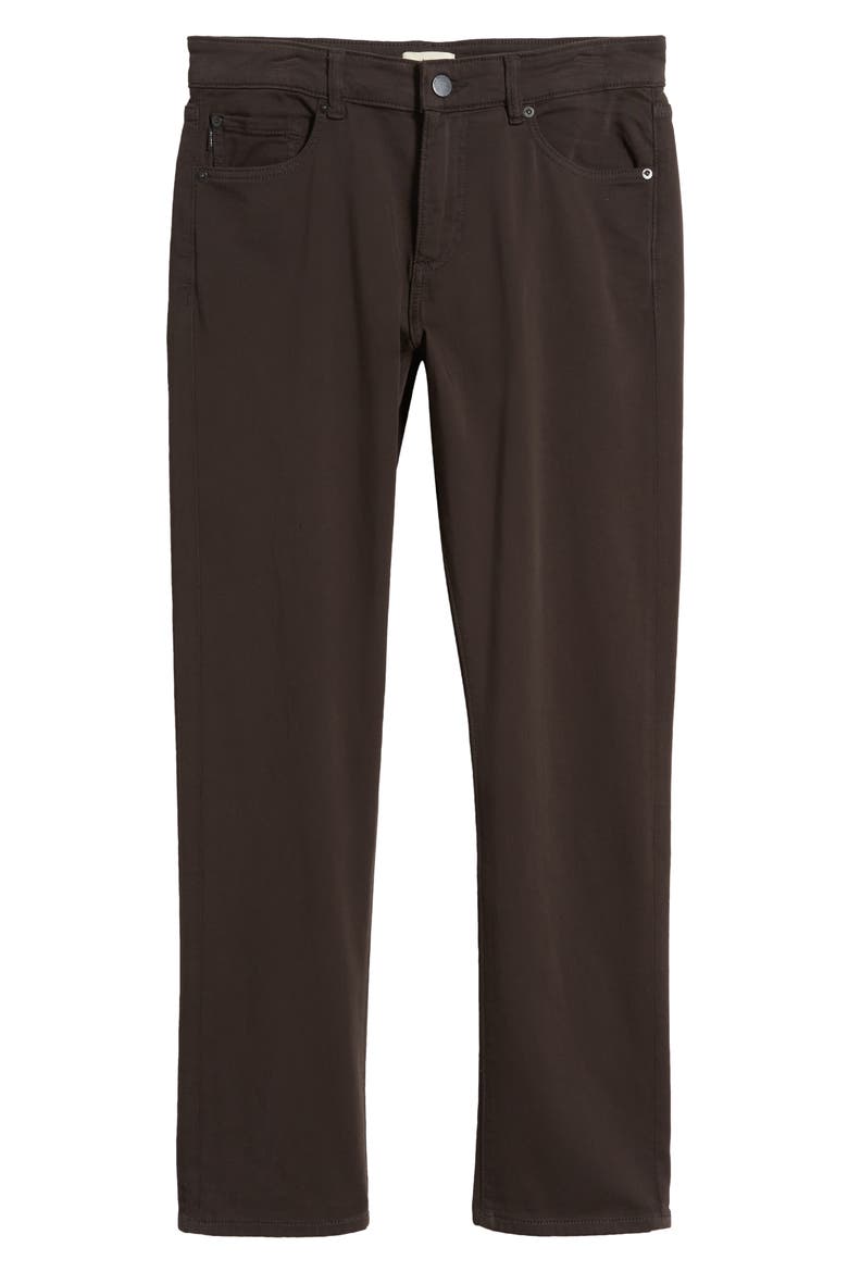 Russell DL Ultimate Knit Slim Straight Jeans, Alternate, color, ANTHRACITE