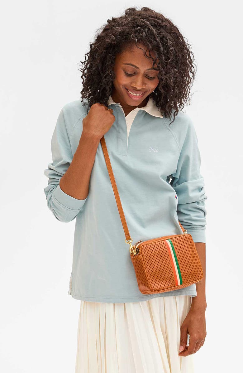 Clare V. Midi Sac Leather Crossbody Bag, Alternate, color,