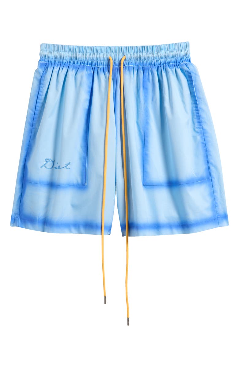 DIET STARTS MONDAY Ocean Spray Cotton Drawstring Shorts, Alternate, color, Blue