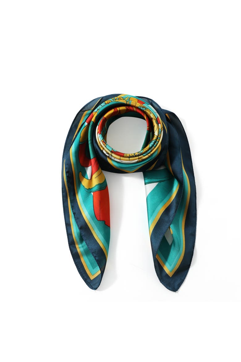 The Capri Scarf, Alternate, color, Multi-color
