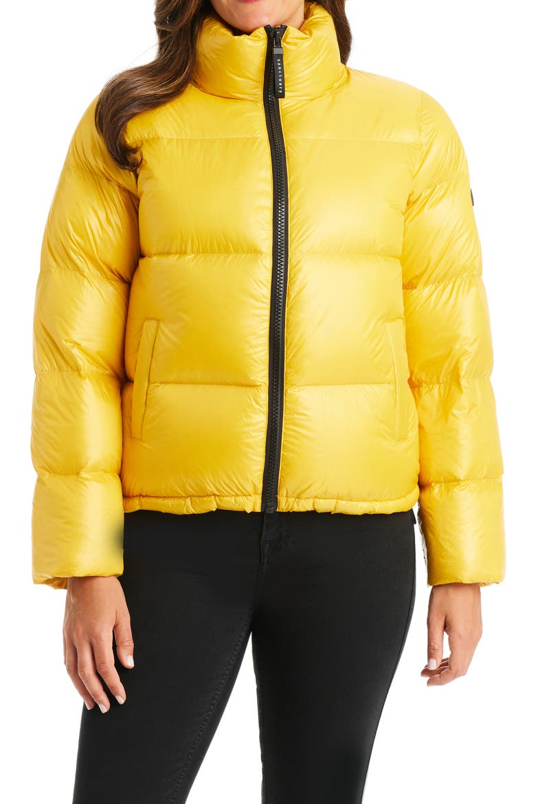 Core Down Puffer Jacket, Main, color, SUNSHINE