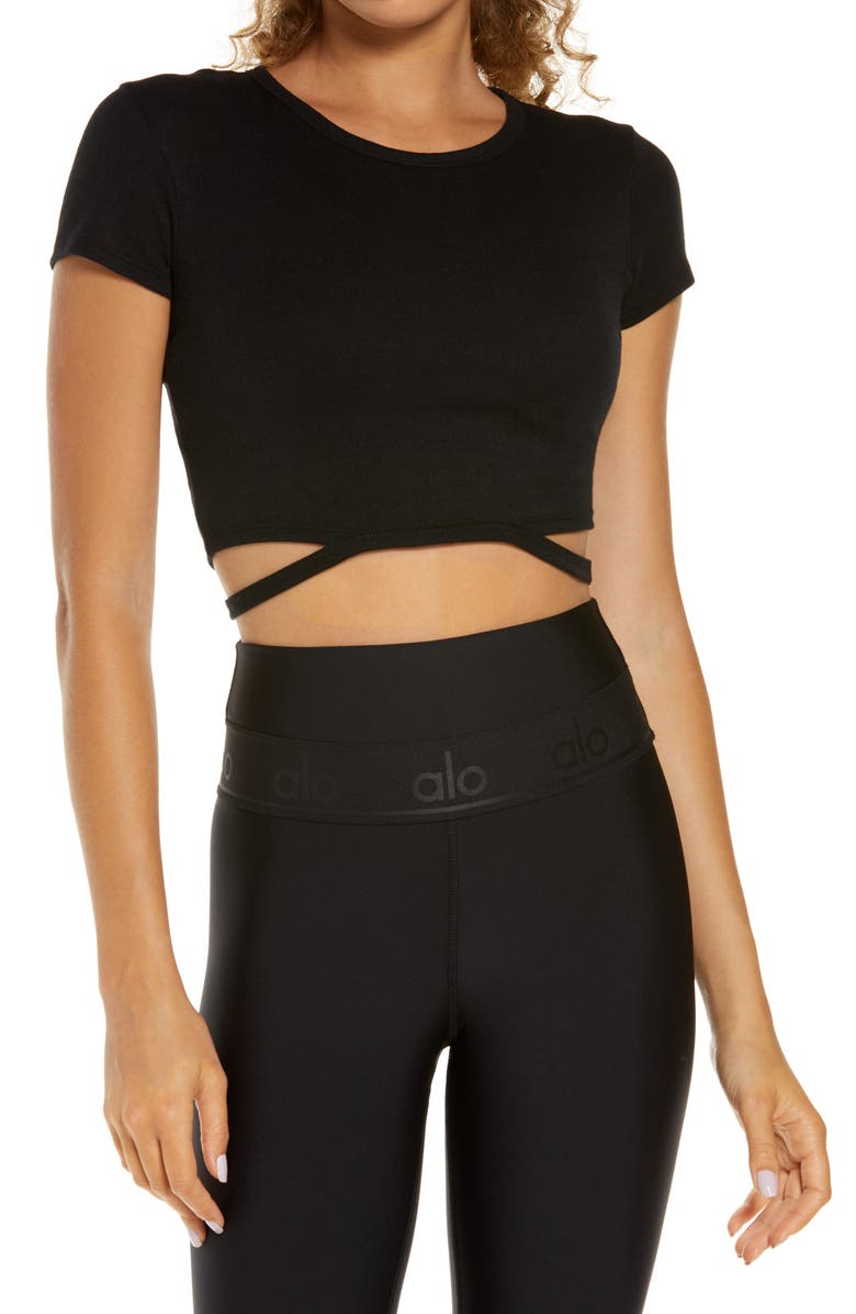 Alo Halo Crop T-Shirt, Main, color, 