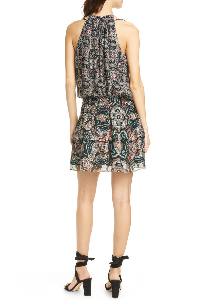 Ramy Brook Brady Paisley Halter Dress, Alternate, color, 