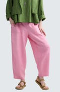 LUUKAA Zenya Solid Linen Pants