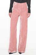 AS by DF Fiona Velvet Straight Leg Trouser