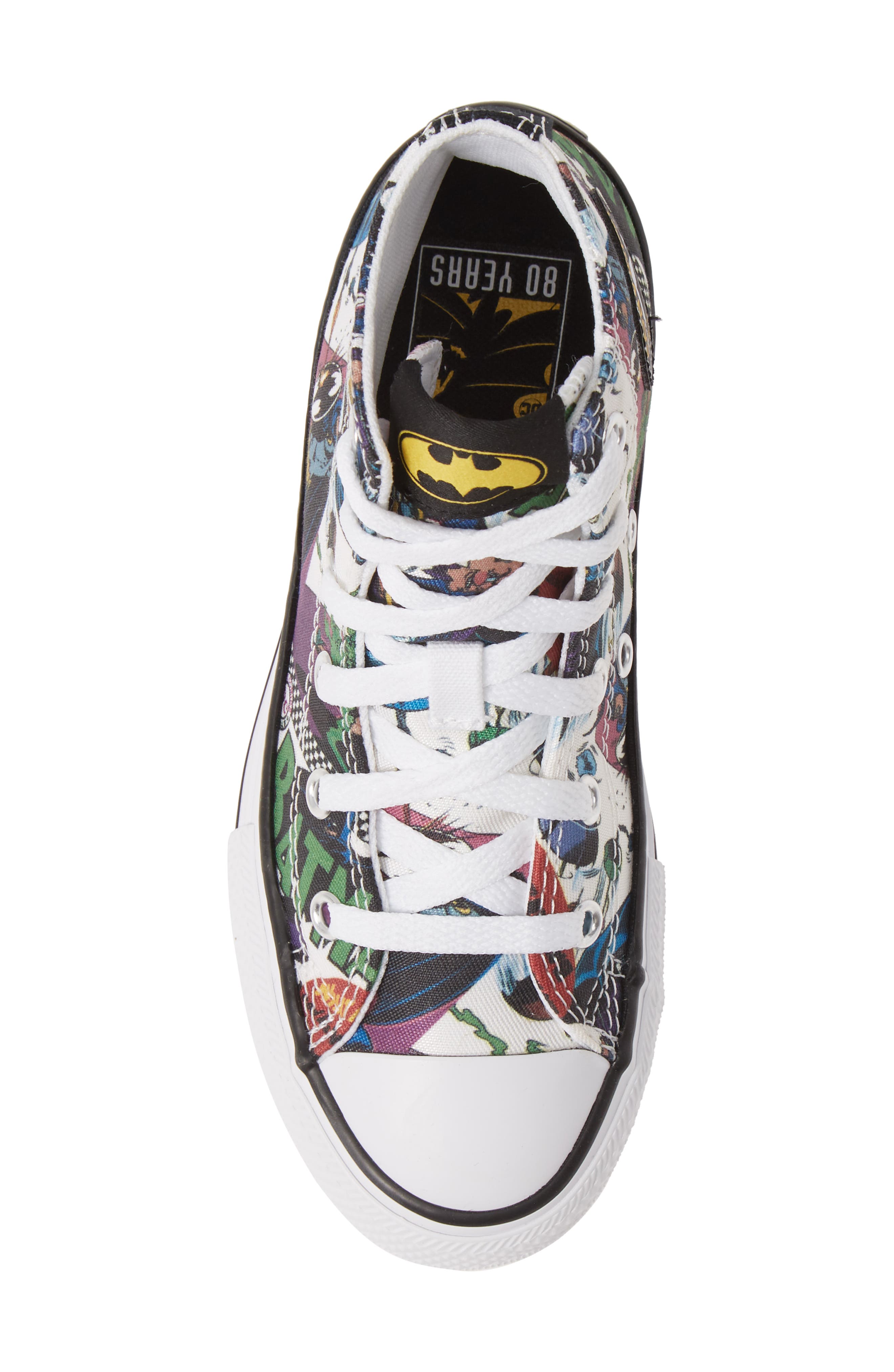 Converse All Star<sup>®</sup> Batman High Top Sneaker, Alternate, color, 