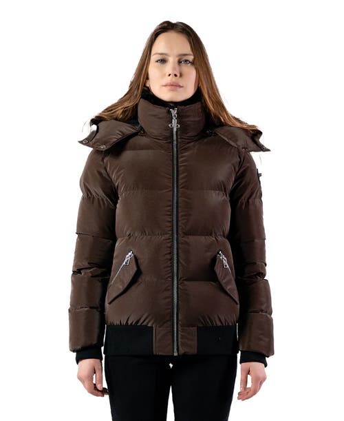 Woodpecker Woody Bomber Quilted Coat In Brown