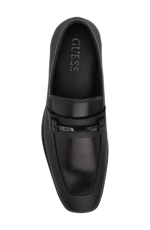 Guess Haines Penny Loafer In Blk02 - Black Multi